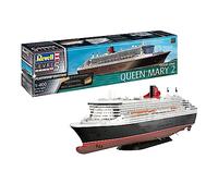 Revell 05199 Maquette de Bateau Queen Mary 2 Edition Platinum limitée, échelle 1/400 Reine Marie, 5199, Multicolore