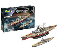 REVELL 05637 Ensemble Cadeau Le Légendaire Bismarck (1:700 Et 1:1200)