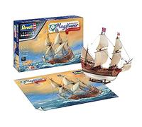 Revell 05684 - Coffret Cadeau Maquette à Construire du Bateau Mayflower - 400ème Anniversaire, échelle 1/83