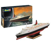 Revell Queen Elizabeth 2 Modèle réduit de navire de passagers Kit de montage 1:1200
