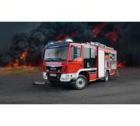 Revell 07452 Man Tgm Homme Toile Hlf 20 Varus 4x4 Pompier 1/24