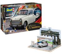 REVELL 07619 Coffret Cadeau 1/24 30e Anniversaire Berlin Wall - Trabant 60