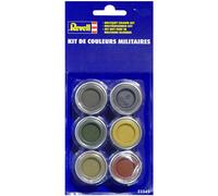 REVELL 32341 COULEURS MILITAIRES 6 POTS (14ML) PEINTURE À MAQUETTE REVELL - ENAM