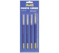 Revell - 39629 - Accessoire Maquette - Blister Pinceaux en Poils de Martre, Bleu,or,blanc