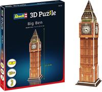 Revell 3D Puzzle Big Ben, Sehenswürdigkeit, 3D-Steckpuzzle, 13 Teile, 00120