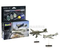REVELL 63770 1/144 Ensemble De Modèle Messerschmitt Bf109E & Junkers Ju87B