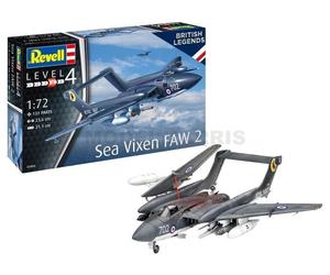 REVELL 63866 Lot De Modèle 1/72 Sea Vixen FAW 2 British Legends