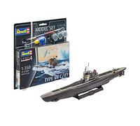 Revell 65154 Maquette de sous-Marin Allemand Type VII C/41, échelle 1/93