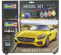 Revell Maquette de voiture Mercedes-AMG GT 1:24 Kit avec accessoires de base 67028