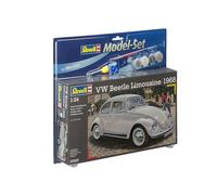 Revell Maquette de voiture VW Beetle Limousine 68-125 pièces Échelle 1/24 Noir