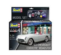 Revell Maquette '53 Chevrolet Corvette Roadster 1:24 – non construit/non peint, colle Contacta
