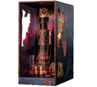 Revell Barad-Dûr - Kit de bricolage miniature pour coin de livre - Puzzle 3D en bois avec lumière LED - Cadeau pour adultes, femmes et hommes - 22,9 cm