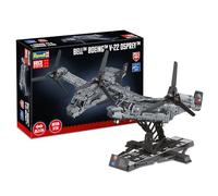 Revell Brick System - 00961 - Bell Boeing V-22 Osprey - Maquette Brique - Echelle 1/25 Non construite, 85,3 cm de Largeur, 3730 pièces, avec présentoir et Autocollants pour décoration