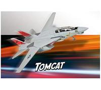 Revell Build & Play 06450 Avion à Construire F-14 A Tomcat, Échelle 1/100