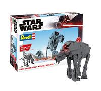 Revell Build & Play Star Wars 06772 Maquette à Construire First Order Heavy Assault Walker, Échelle 1/164, Gris