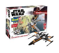 Build & Play Poe's Boosted X-Wing Fighter - Maquette Prépeinte Sonore Et Lumineuse - 1/78ème - 21 Pièces-Revell