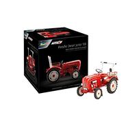 Revell Calendrier de l'Avent Porsche Junior 108 Oldtimer Tracteur avec Le Easy-Click-System Véhicule à Construire en 24 Jours Avant Noël, 01036, Rouge