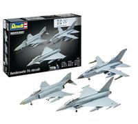 Revell Coffret cadeau 05627 70 ans Bundeswehr : Avion 1:72 échelle 1:72 Kit Maquette Plastique Déconstruit avec Accessoires