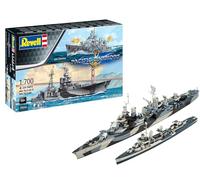 Revell Coffret cadeau 05644 Pacific Warriors (USS Fletcher & Indianapolis) à l'échelle 1/700 avec accessoires