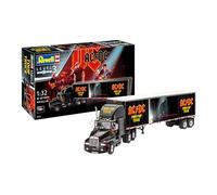 Revell Coffret cadeau 07731 AC/DC Tour Truck Power Up Échelle 1:32 Kit Maquette Plastique Non Construit avec Accessoires