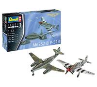 REVELL Coffret de combat Me262 et P-51B - 1/72 - REVELL 03711