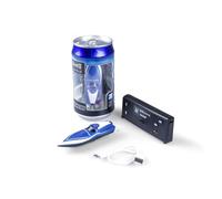 Revell Control 23570 Mini Bateau à Moteur RC Bleu avec contrôle précis 2,4 GHz, 7,5 cm de Long