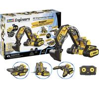 Revell Kit RC Engineers 21304 – Véhicule d'ingénierie 4 en 1 électrique, 176 pièces, sans colle