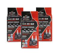 Revell Fix-Kit Poudre de Réparation 3, Lot de 3, Pour Acier, Métal
