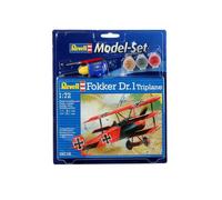 Revell - Fokker DR. 1 Triplan Ensemble De Modèle 1:72 - 64116