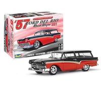 Revell Ford Del Rio Ranch Wagon 14548 '57 2'N1 Échelle 1:25 Kit de construction de maquette de 197 pièces Niveau 5