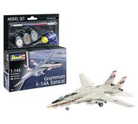 Revell Grumman F-14A Tomcat 63782 Maquette en plastique non construit/non peint à l'échelle 1:144 avec accessoires