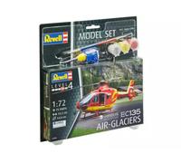 REVELL Hélicoptère Airbus EC135 « Air-Glaciers » Kit complet - échelle 1/72 - RE