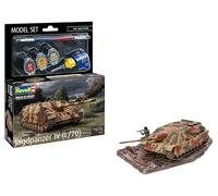 Revell Maquette Jagdpanzer IV (L/70) 63359 – 1:76 non peinte avec peintures Aqua Color et pinceau