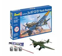 Revell Junkers Ju87 G/D Tank Buster 74692 Kit de démarrage en plastique non construit à l'échelle 1:72 avec accessoires