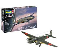 Revell Ki-21-la Sally 03797 Maquette en plastique non construit/non peint à l'échelle 1:72, couleur moulée