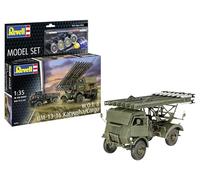 Revell Kit de modélisme 63338 W.O.T. 8 BM-13-16 Katyusha/Cargo 1/35 en Plastique Non construit/Non Peint avec Accessoires