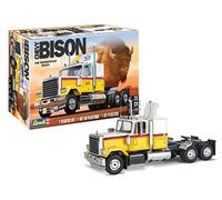 Revell Kit de modélisme américain I Chevy Bison Semi Truck I Modèle détaillé à l'échelle 1:31 I 70 pièces I Kit de construction difficile pour modélistes avancés à partir de 12 ans I Camion