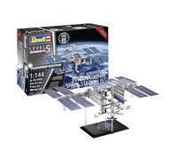 Revell Kit de modélisme I Coffret Cadeau 25th Anniversary ISS Platinum Edition I Station Spatiale int I 250 pièces I Échelle 1:144 I pour Enfants et Adultes à partir de 13 Ans