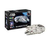 Revell Kit de modélisme I Coffret Cadeau Millennium Falcon I Kit Star Wars détaillé I 52 pièces I Échelle 1:72 I pour Enfants et Adultes à partir de 10 Ans