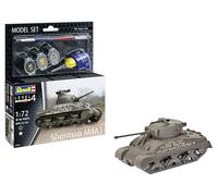 Revell Model Set 63290 Sherman Tank M4A1 1:72 Scale Unbuilt/Unpainted Plastic Mo