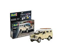 Revell Land Rover Series III LWB (Commercial) 67056 Kit de maquette en plastique non construit/non peint à l'échelle 1:24 avec colle professionnelle Contacta, pinceau et peintures Aqua Color
