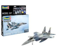 Revell Maquette Boeing F-15C Eagle - Échelle 1:72 - Kit de maquette en plastique non construit avec accessoires - 63778