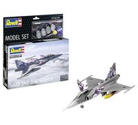 Revell Maquette Saab JAS-39C Gripen - Échelle 1/72 - Maquette en plastique non construite/non peinte avec accessoires - 63776