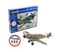 Revell 74160 Kit de démarrage Messerschmitt Bf 109 G-10 Échelle 1:72 Maquette en plastique non construit avec accessoires