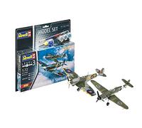 Revell Model Set 63710 - Maquette Combat Set Bf109G-10 & Spitfire à Construire, échelle 1/72