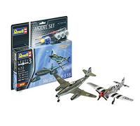Revell Model Set 63711 - maquettes Combat Set Me262 & P-51B à Construire, échelle 1/72