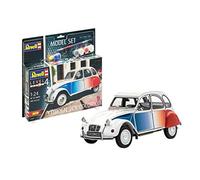 Revell Model Set - 67653 - Maquette à Construire de Voiture Citroën 2 CV Coccorico - avec Accessoires - Echelle 1/24 - Niveau 4/5