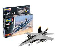 Maquette Avion F/A-18F Super Hornet - 1/72 - Revell 63834 - Cockpit Biplace - 97 Pièces