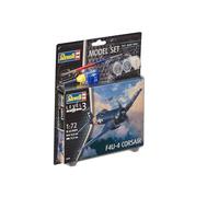 Revell Maquette F4U-4 Corsair 65 pièces – peintures acryliques, colle et pinceau inclus