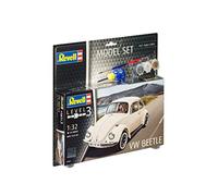 Revell Maquette VW Coccinelle 67681 – Set 24 pièces, blanc